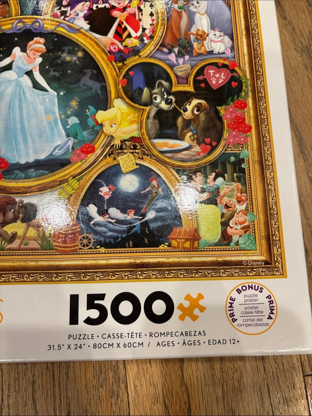 Disney Classics Jigsaw Puzzle - Gold, Blue, Red